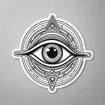 third eye sticker image